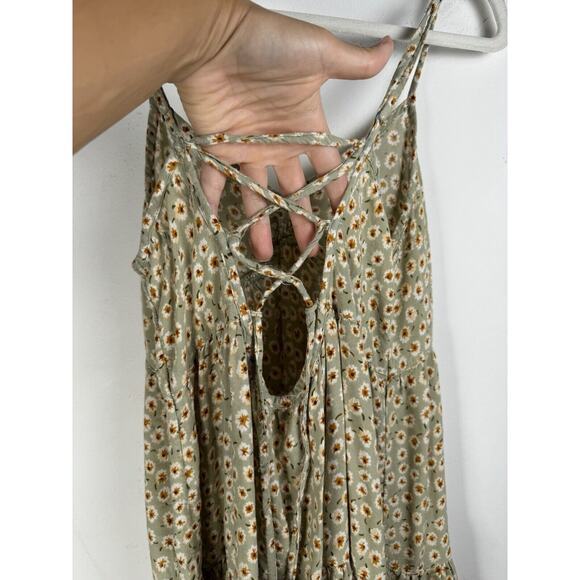 Urban Outfitters Cottagecore Floral Hippie Peasant Tiered Baby Doll Dress - Picture 5 of 10